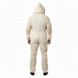 Traje de Apicultura Profesional de Algodón para Adultos y Niños, Traje Protector Amarillo de 120 cm, Logotipo Personalizado OEM - Product Image 4