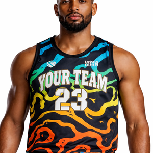 Ensemble de maillot et short de basketball de haute qualité, tissu anti-transpiration à séchage rapide, logo d'équipe personnalisé, nom, numéro, fourniture en gros OEM - Product Image 1