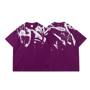 Camiseta Personalizada de Corte Cuadrado, 100% Algodón de Alto Gramaje |   Camiseta Oversize Vintage con Serigrafía |    Camiseta con Hombros Caídos para Hombre - Product Image 4