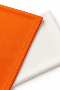 Maillot de baseball unisexe à manches courtes orange et blanc en polyester, coupe classique, toutes saisons, anti-humidité, imprimé - Product Image 2