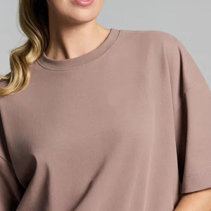 Womens Oversized <b>Tshirt</b> Graphic Tees Crew Neck <b>Summer</b> Short Sleeve Loose Fit Tops 100%Cotton 160gsm For Sale New Quality - Product Image 2