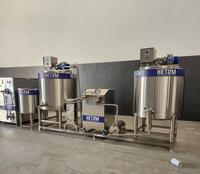 Complete industriële fruitmelk-ijsroomfabriek, volautomatische, geluidsarme productielijn, melkhomogenisator, grootschalige commerciële uitvoering