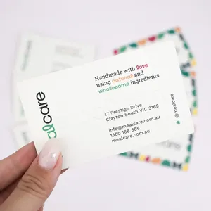 Tarjetas de Felicitación de Lujo con Grabado Personalizado y Papel Dorado para Regalos Empresariales de Navidad y Notas de Agradecimiento - Product Image 2