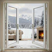Ventanas Horizontales de Aluminio OEM/ODM para Vietnam, Ventanas Abatibles de Aleación de Aluminio con Aislamiento Térmico para Casas Residenciales y Villas