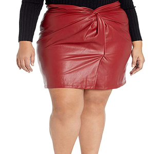 Jupe courte décontractée pour femme en cuir véritable de haute qualité, style hip-hop, design élégant et sexy, toutes les couleurs et tailles disponibles, vente en gros - Product Image 3