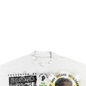 Men's <b>Black</b> History T-<b>Shirt</b> Short Sleeve <b>Silk</b> Screen Printed Cotton Regular Fit Formal Turtleneck Design Eco-Friendly - Product Image 2