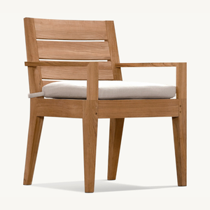 Hot sale <b>single</b> <b>chair</b> made of good teak wood with simple modern style equipped with soft and durable foam - Product Image 5