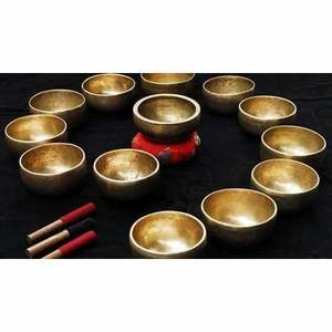 Cuenco de metal hecho a mano para cantar, campana de canto lisa para decoración, yoga, meditación y fines curativos - Product Image 3