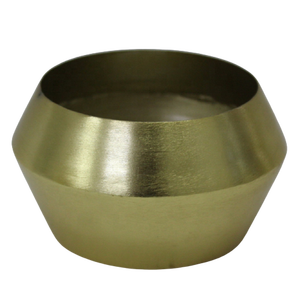 Support votif rond en fer métallique, couleur noir mat, pour décoration intérieure, élégant, avec des nervures en forme ronde, personnalisé à la main - Product Image 5