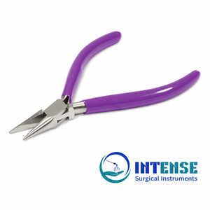 Alicates Profesionales de Precisión para Joyería, Mango Morado, Multiusos, para Doblar y Cortar Alambre - Product Image 1
