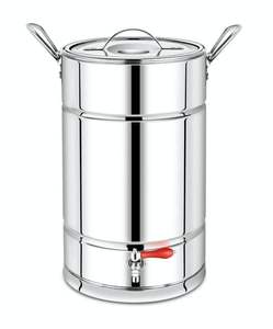 30L STAINLESS STEEL TEA URN <b>MIRROR</b> FINISH PREMIUM QUALITY HEAVY GAUGE <b>SHEET</b> HOT BEVERAGE DISPENSER INDUSTRIAL CATERING SERVER - Product Image 3