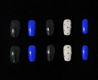 Ongles press-on faits main sur mesure, art 3D, design personnalisé, qualité professionnelle, longue durée, OEM ODM, prix négociable