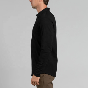 Nouveauté Chemises en toile unie pour hommes Style décontracté Golf Logo personnalisé Séchage rapide Fabriqué au Pakistan - Product Image 4