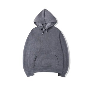 Sweat à capuche unisexe personnalisé avec logo, rouge uni, en molleton de coton, pour hommes et femmes, coupe oversize, style streetwear, couleur unie - Product Image 6