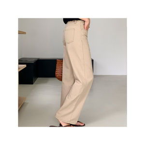 Vêtements de bureau pour femmes coton 100% pantalons surdimensionnés pantalons de travail formels - Product Image 6