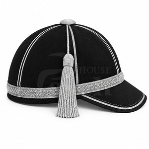 Custom Honour <b>Hat</b> Classic Traditional Ceremonial Formal Headwear With Crown <b>Band</b> Decorative Tassel Custom Presentation Design - Product Image 5
