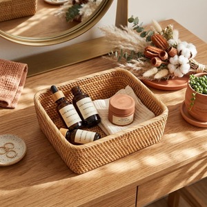 Cestas de Almacenamiento de Ratán Natural Hechas a Mano, Ecológicas, Modernas, Multifuncionales, Artex Green Earth, Hechas en Vietnam - Product Image 3
