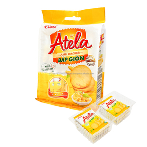 HALAL ISO ATELA Craquelins Croustillants de Maïs 228g Boîte de Sachet Salé Goût Sucré Emballage FMCG Vietnam Goût Savoureux Snack Exotique - Product Image 3