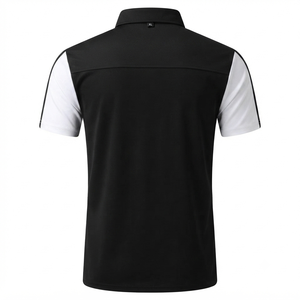 Mens 100% Cotton Canvas Shirt Breathable Anti-Wrinkle Casual Short Sleeve Front Logo Custom OEM ODM Wholesale Manufacturer - Product Image 4