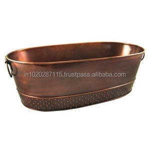 Bañera de cobre de diseño para baño de lujo, diseño interior de spa, durabilidad, comodidad, estilo, elegancia, acabado premium - Product Image 5