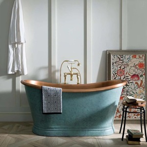 อ่างอาบน้ำแบบลอยตัวสไตล์เฮอริเทจสำหรับการออกแบบห้องน้ำสุดหรู - Product Image 1