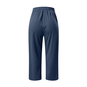 Pantalones Capri para Mujer, Casuales, Holgados, Deportivos, de Pierna Ancha, con Cordón, para Yoga, de Secado Rápido, Estilo Urbano, RRI-WSP-14 - Product Image 3