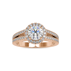 Trending Product 1.15 Carat Lab-Grown Round Cut Diamond <b>Ring</b> Engagement Wedding <b>Ring</b> Jewelry 14k Yellow Gold eternity vermeil - Product Image 2