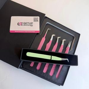 ชุดแหนบดึงขนตา GETUP BROSONS IMPEX รุ่น Precision Stainless Steel แบบใหม่ สำหรับแยกขนตา/โค้ง/90/ปลายโค้งมน ขนาด 10 มม. ป้องกันไฟฟ้าสถิต - Product Image 4