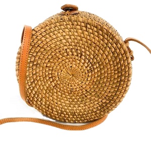 กระเป๋าหวายสานมือแฟชั่นสำหรับผู้หญิงขายดีที่สุดในข้อมูลทองคำ99รายการ - Product Image 1