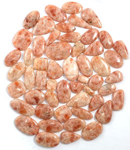 Natural Sunstone cabujón curación cristal cuarzo venta al por mayor a granel suelta piedra preciosa Chakra espiritual Reiki crudo - Product Image 1