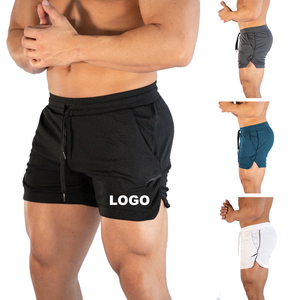 <b>Athletic</b> Shorts Custom Mens Workout Fitness Gym Training Bodybuilding Muscle Sweat Front Logo Quick Dry - Product Image 3