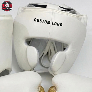 Juego de Boxeo de Cuero Blanco y Dorado, Duradero, Ligero, Personalizado, de Primera Calidad, Buen Proveedor, Servicio OEM ODM, Logotipo Personalizado - Product Image 2