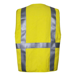 Vestes de travail haute visibilité pour la construction routière OEM, bandes réfléchissantes, vêtements de sécurité pour les travailleurs, vestes respirantes - Product Image 6