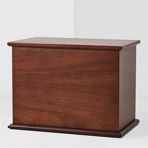 <b>Black</b> Wooden Cremation Urn For Adult Human Ashes With Customizable Designs Container Ashes Urn With Free <b>Velvet</b> Bag - Product Image 5