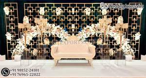 Decoración de Pared con Velas para Bodas, Diseño Único, Decoración de Lujo para Escenario de Walima, Decoración Opulenta para Recepción, Pared de Velas, USA - Product Image 5