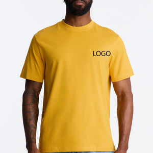 T-shirt pour homme à prix avantageux, respirant, à séchage rapide, style de vie actif, coupe classique, col rond, couleur unie / logo - Product Image 1
