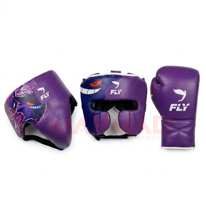 Set de Boxeo Naranja Genger de Alta Calidad, Último Modelo, Set de Entrenamiento de Boxeo, Cuero Genuino, Personalizado, en Oferta - Product Image 3