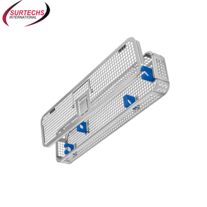 Surtechs ตะกร้าเก็บอุปกรณ์สำหรับการผ่าตัดรักษากระดูกและอุปกรณ์ผ่าตัดแบบใช้มือขนาด340มม. - Product Image 2