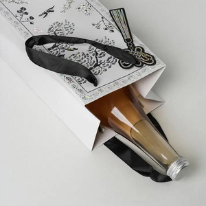 [Goyu] Korean Traditional Gift Shopping Bag Luxury Knot <b>Pattern</b> Wine Packaging <b>Paper</b> Bag Party Business Gift Bag - Product Image 3