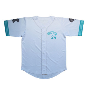 Maillot de baseball blanc à sublimation, best-seller, maillot de baseball pour homme, maillot de baseball extensible haute performance - Product Image 3