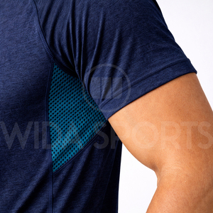 Camiseta Deportiva Personalizada para Hombre, Delgada, Transpirable, Ecológica, que Absorbe la Humedad, para Entrenamiento, Running, Marca Privada - Product Image 3