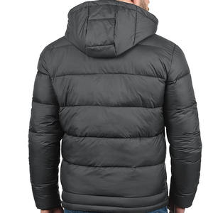 Vestes pour hommes personnalisées, manteau d'hiver de haute qualité, vestes matelassées, tissu brillant, fermeture éclair, vestes matelassées grande taille pour hommes - Product Image 4