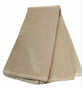 Tissu en organza de 40 grammes, léger, transparent et brillant, pour la décoration de sari, dupatta, robe et l'artisanat - Product Image 1