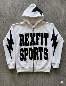 Sweat à capuche vintage rouge pour homme, coupe courte, avec broderie et patch appliqué, 500 g/m², effet vieilli et délavé à l'acide, fabriqué sur mesure - Product Image 5