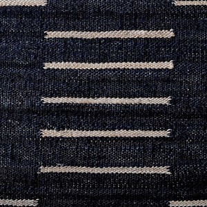 Alfombra de Yute Negra Sólida Tejida a Mano, Alfombra Moderna con Rayas Blancas Geométricas, Decoración Minimalista para Sala de Estar y Dormitorio - Product Image 5