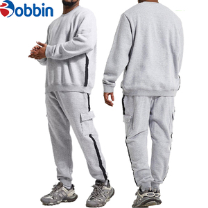 Conjunto de Chándal para Hombre, el Mejor Chándal Deportivo al por Mayor, Conjunto de Chándal de Algodón y Felpa Personalizado para Hombre, Sudadera con Capucha y Pantalones Deportivos Tipo Cargo - Product Image 5
