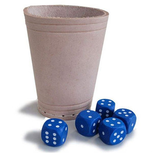Handmade Custom Leather Eco-Friendly Modern Luxury Sport <b>Dice</b> Cups for Kid and Party Use - Product Image 1