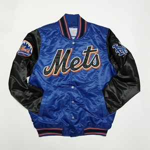 Men's Premium Satin Varsity <b>Jacket</b> 2026 Royal Blue Custom Sports Team Satin Bomber <b>Jacket</b> with Chenille Patches Streetwear HD - Product Image 1