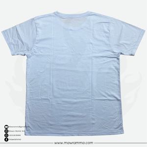 T-shirt en maille à col rond et manches courtes Mawra, 100% coton, poids lourd, écologique, séchage rapide, décontracté, unisexe, vente chaude - Product Image 3