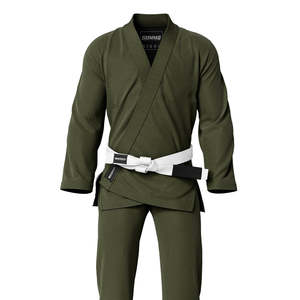 Vente en gros de Gi de BJJ ultra léger blanc |   Uniforme de Jiu-Jitsu Brésilien en Ripstop 350 GSM |   Logo personnalisé OEM ODM - Product Image 6